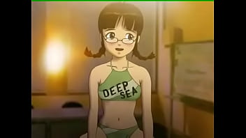 Anime girl on machine