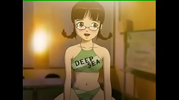 Anime girl on machine