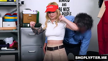 Officer mancini dipping his finger deep inside of stevie moons pussy