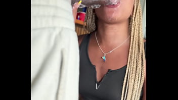 Family drama i walk to my stepsister on facetime joi call i ask for a blowjob