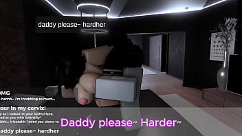 Roblox romantic and passionate sex while she begs for me to own her