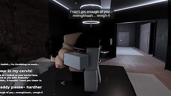 Roblox romantic and passionate sex while she begs for me to own her