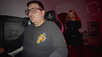 Hot blonde witch in the forest on halloween deepthroat creampie squirt