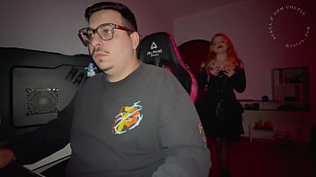 Hot blonde witch in the forest on halloween deepthroat creampie squirt