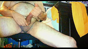 Me enjoying stroking my uncircumcised curved veiny juicy cock