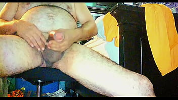 Me enjoying stroking my uncircumcised curved veiny juicy cock