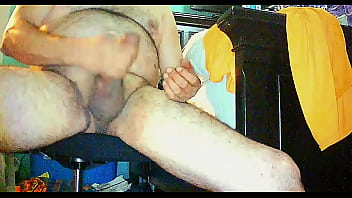 Me enjoying stroking my uncircumcised curved veiny juicy cock