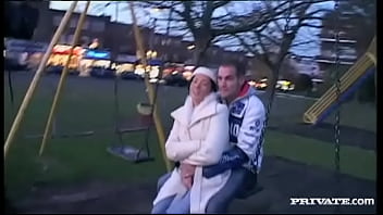 Aaliyah and nancy get each other off with strap ons and dildos