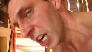 Guys slapping other guys ass in gangbang