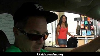 Sexy wild chick gets paid to fuck 3