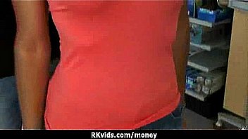 Sexy wild chick gets paid to fuck 3