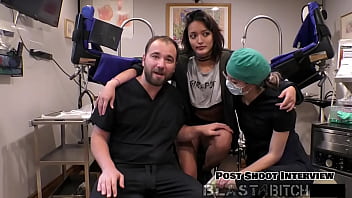 Channy crossfire sucks dick and gets pussy blasted with cum