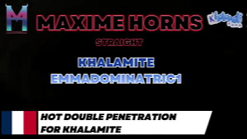 Quand khalamite et emmadominatric1 s’y mettent c’est une pure folie fellation baveuse domination soumission