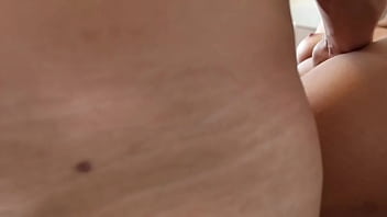 Rough anal boyfriend fucks my ass hard and leaves it leaking cum