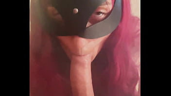 Me teen girl pov blowjob and licking balls dick on a leash in the smoke of hookah