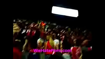 Girls show their panties to cheer on the team Girls show their panties to cheer on the team