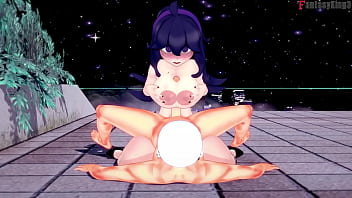 Hex maniac trainer class having public sex 3 pokemon full & pov on sheer & fantasyking3