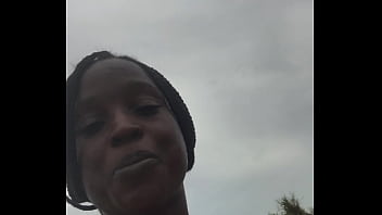 Crazybitch on her way home lazily after shooting contents