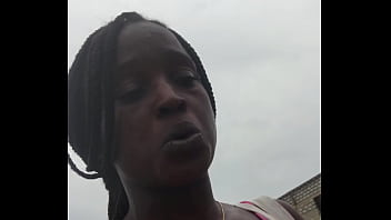 Crazybitch on her way home lazily after shooting contents