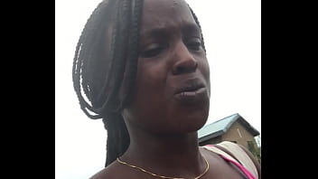 Crazybitch on her way home lazily after shooting contents