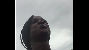 Crazybitch on her way home lazily after shooting contents