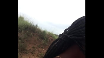 Crazybitch on her way home lazily after shooting contents