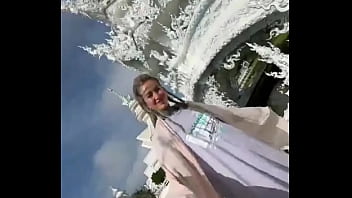 Have you ever seen a temple like this before the white temple in chiang rai is absolutely taking make