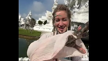 Have you ever seen a temple like this before the white temple in chiang rai is absolutely taking make