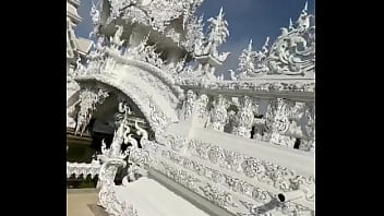 Have you ever seen a temple like this before the white temple in chiang rai is absolutely taking make