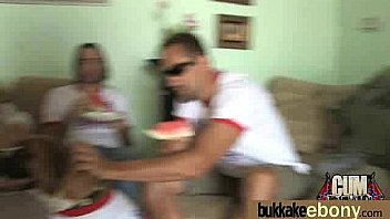 Ebony Babe Have A Hot Group Fuck 24 thumbnail