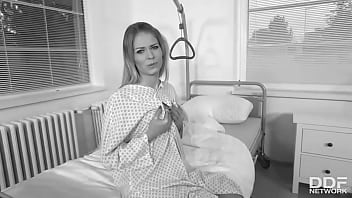 Cock sucking in hospital bed