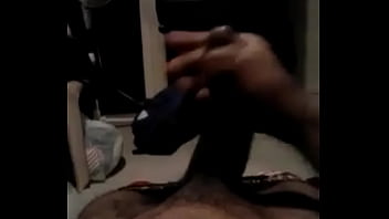 Making this big black monster cream