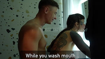 The guy came into my bathroom to have sex i surprised him and agreed