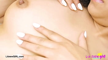 Beautiful teen model naked close up