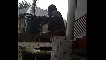 Getting shower to go and get a fucked from my ex then the power cut out see how far i went just to get water and go enjoy his diccky