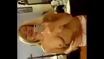 Cute blonde with huge tits likee