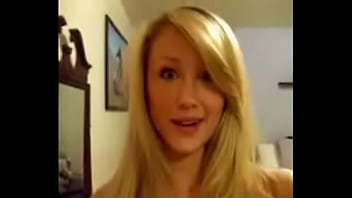 Cute blonde with huge tits likee