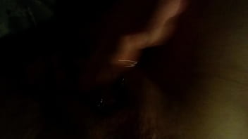 Whore cumming over cock