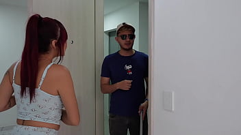 She Mistakes The Door And Ends Up Giving Me All Her Pleasure Without Seeing Anything Allison Sweet thumbnail