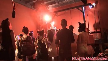 Stunning Goth Beauties Posing During Casting thumbnail