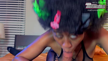 Rare behind the scenes with a nympho at metromammis hq