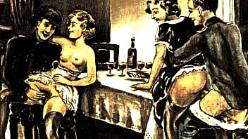Retro erotic art