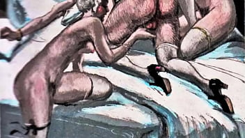 Retro erotic art