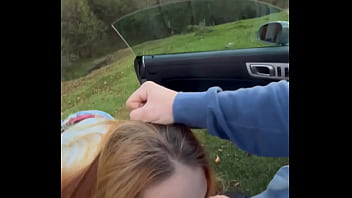 Cum hungry hore stopped me in the forest