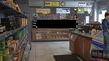 The cashier suddenly got a facial she didn't expect it 3d hentai kink maker