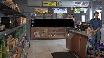 The cashier suddenly got a facial she didn't expect it 3d hentai kink maker