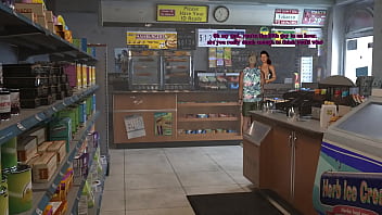 The cashier suddenly got a facial she didn't expect it 3d hentai kink maker
