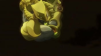 Jotaro socando o grosso