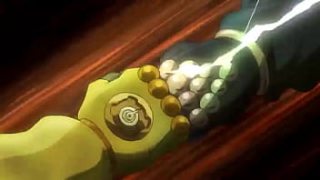 Jotaro socando o grosso