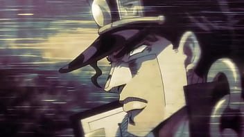 Jotaro socando o grosso